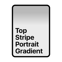 Top Stripe Portrait Gradient wallpaper style for new iPad models
