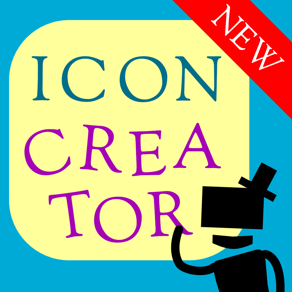 New custom icon creator in Mister icon app version 4.0